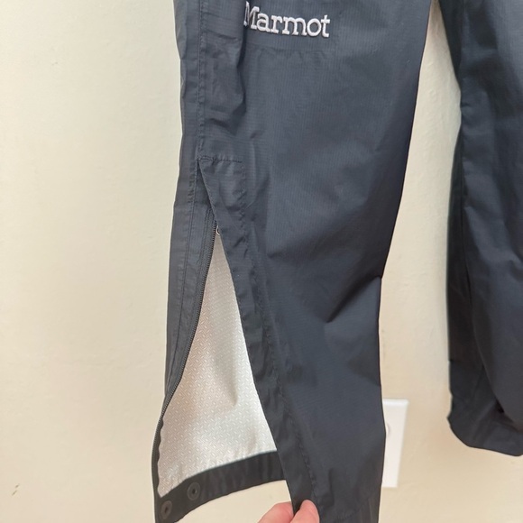 Marmot Kids PreCip Rain Pants Black Waterproof Winter Size Large (Age 10-12) - Picture 5 of 16